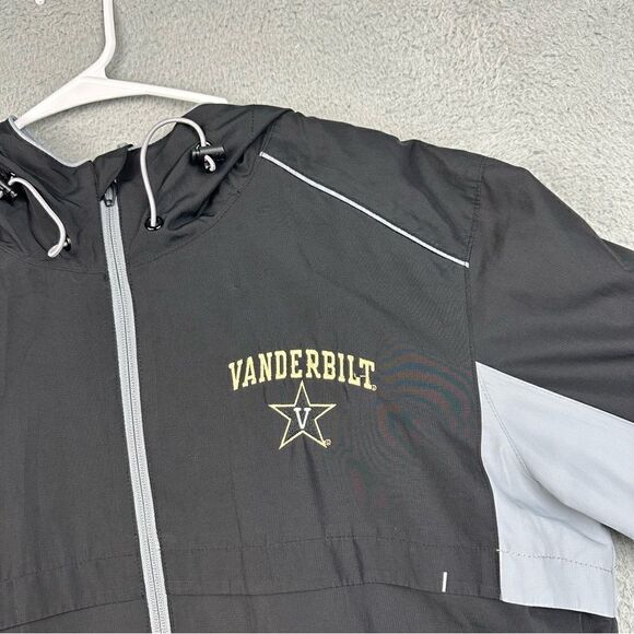 Vanderbilt Under Armour Storm Jacket Mens Medium Black Gray Allseason Gear Loose - Picture 5 of 16